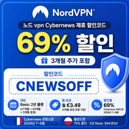 노드 vpn Cybernews 제휴 할인코드